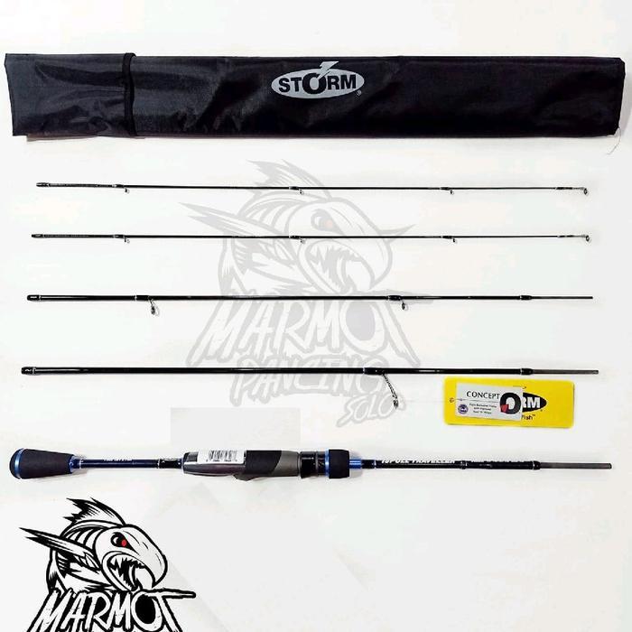 Joran Spinning Ul Storm Ispull Travel Rod Ips634Ul Itr Fuji