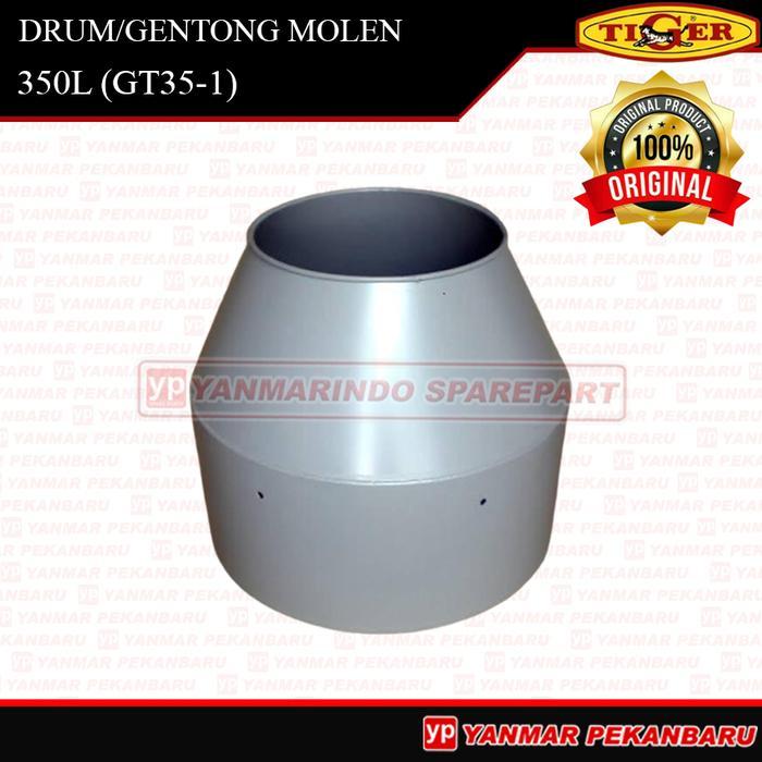 Drum Gentong Molen Pengaduk semen Tiger 350 Liter