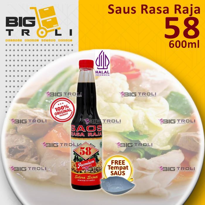 NEW Saos 58-Kecap ikan Kecap Asin Saos Tiram Saos Rasa Raja Minyak Wijen Kecap Inggris (600ml)