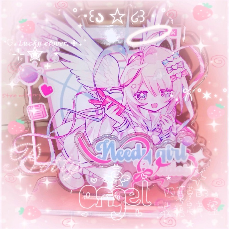 NEEDY GIRL OVERDOSE Merchandise Badge Standee Sticker GiftsNeedy Streamer Overload Needy Girl