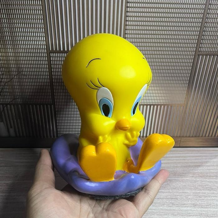 HOT SALE FIGURE VINTAGE LOONEY TUNES TWEETY DUDUK ORI WARNER BROS LUCU TERMURAH