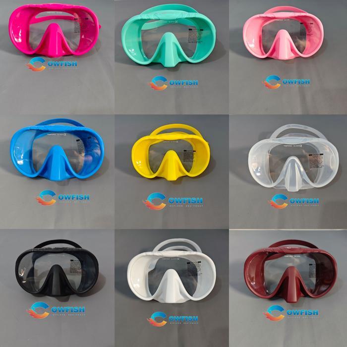 COWFISH Kacamata Selam Dewasa Snorkel Mask Peralatan Menyelam Masker Diving W-1000