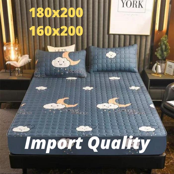 Sprei 180x200 Waterproof Anti Air 160x200 Anti Ompol Sprei waterproof