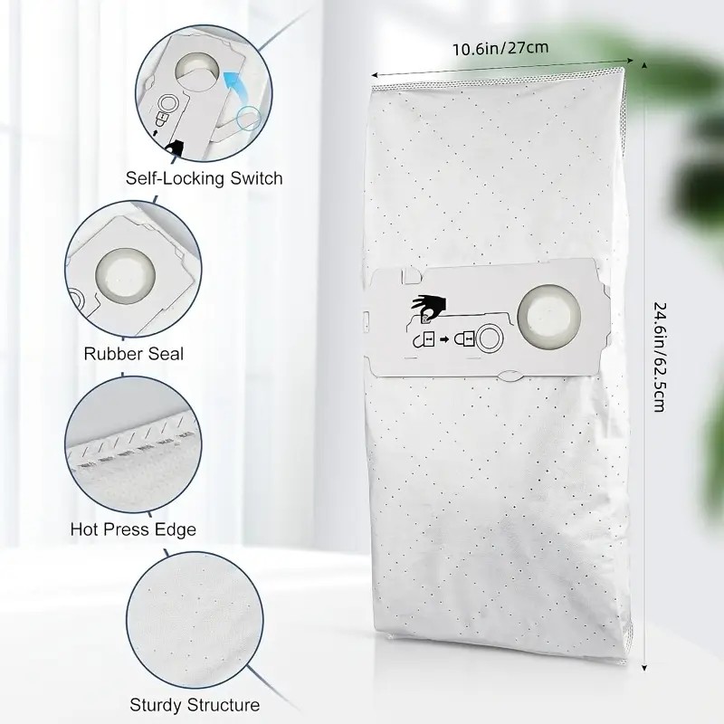 8pcs FeStool series vacuum cleaner dust bags. Compatible for FeStool CT MINI, CT MID, and CT 15
