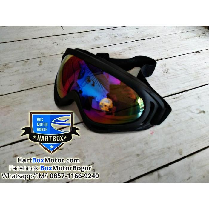 Goggles Glasses Anti Uv Kacamata Motor Anti Debu Kaca Mata Cross