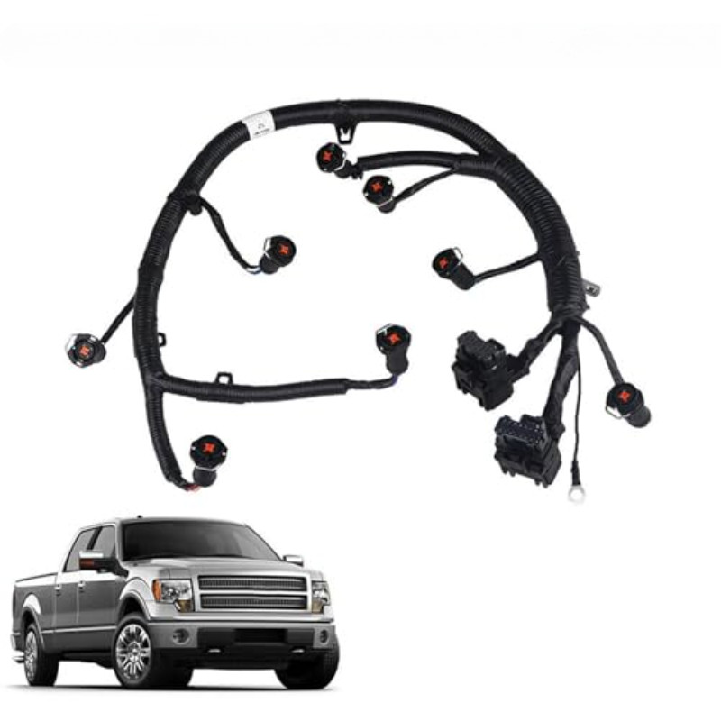 FUEL INJECTOR WIRING HARNESS FOR FORD SUPER DUTY 6.0L 04-07 DIESEL ENGINEREPLACES PART 5C3Z-9D930-A