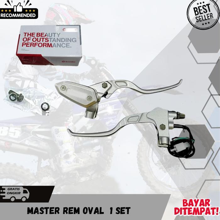 "New" MASTER REM / HANDLE REM OVAL KOTAK Model rcb e3 14mm Beat Mio Mx KIng Fino Vixion Verza Vixion