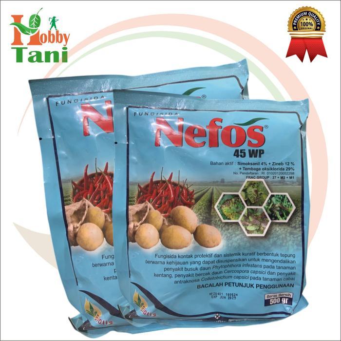 ` FUNGISIDA NEFOS 45 WP 500gr Bakterisida Sistemik 3 Bahan Aktif