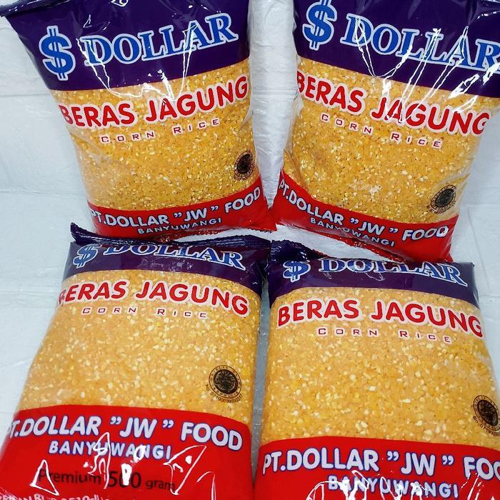 2 kg / empat bungkus beras jagung murni / beras jagung dollar / beras jagung pulen ORIGINAL