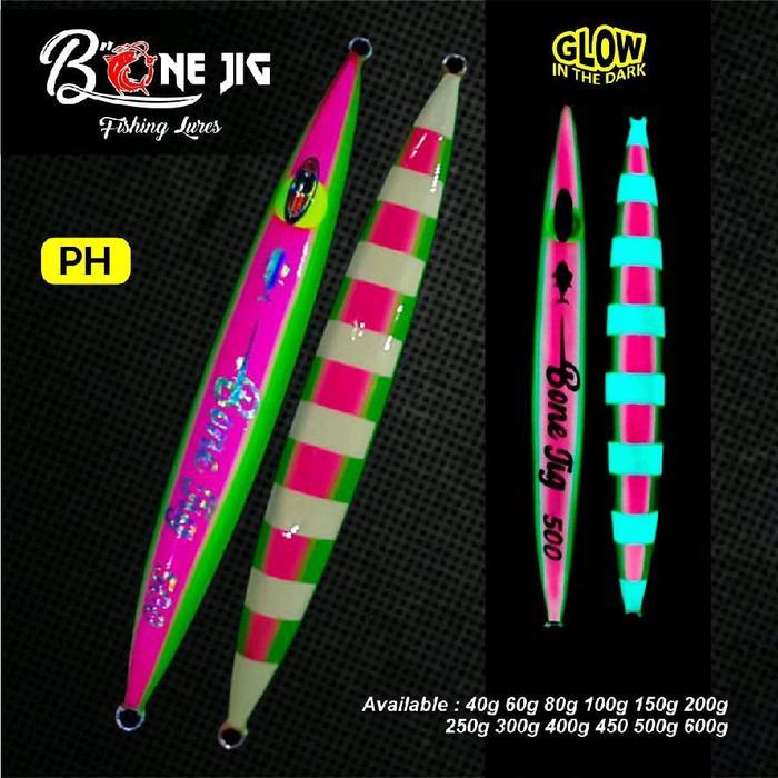 BISA COD metal jig Bone jig. ful gid ukuran 300g-800g