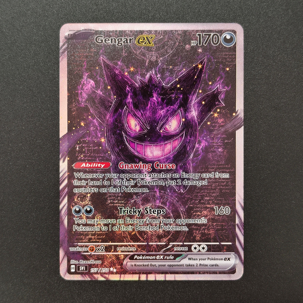 Proxy Pokemon Card Gengar Vstar EX Vmax English TCG Game Collection Card
