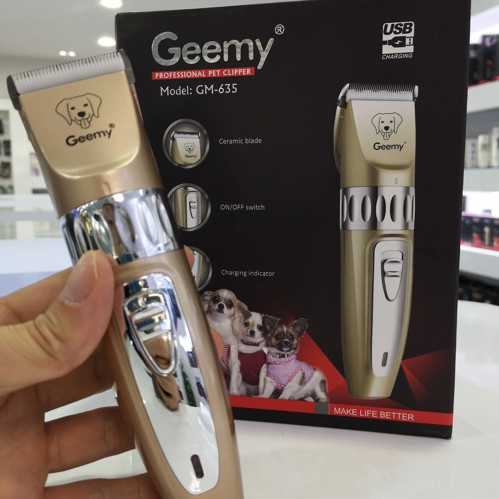 2021 New GEEMY GM635 Professional Rechargeable Hair trimmer Electric Pet Hair Clipper