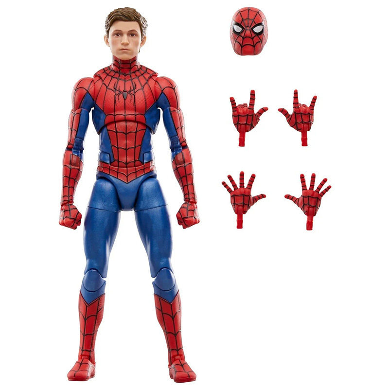 Hasbro Marvel Legends Series Spider Man Action Figure Tom Holland No Way Home 1/12 Scale Retro
