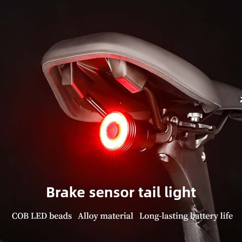 Bicycle tail lights mountain road bike highlight warning lights brake lights outdoor riding lights