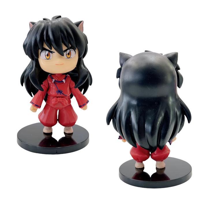Promo Action Figure Inuyasha Sesshomaru Kagome Kikyo Set 6 Pcs Topper Cake Mainan Anak Pajangan