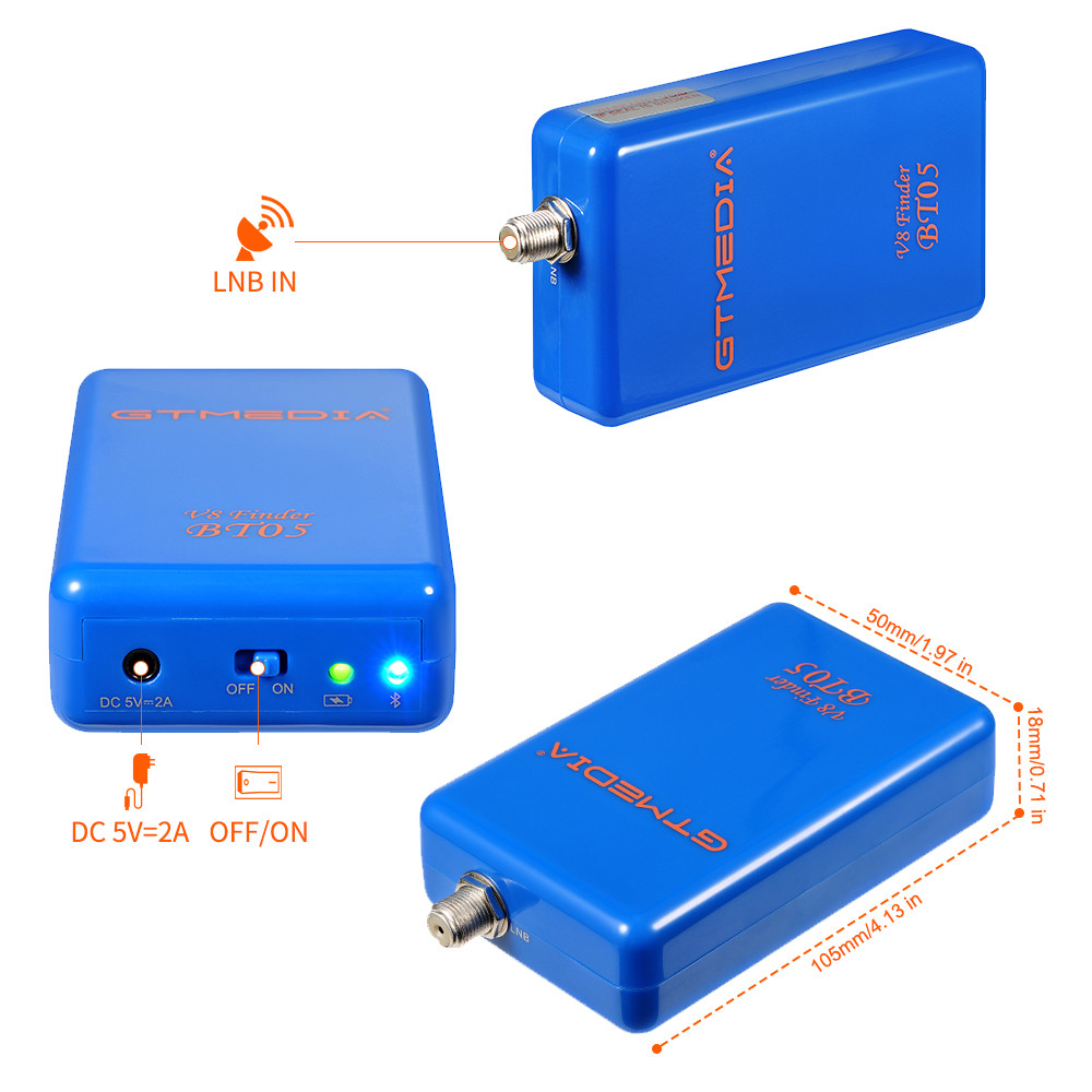 GTMEDIA Satellite Finder V8 Sat Finder BT05 BT03 Better Than Satlink Ws-6933 6906 For Android Los