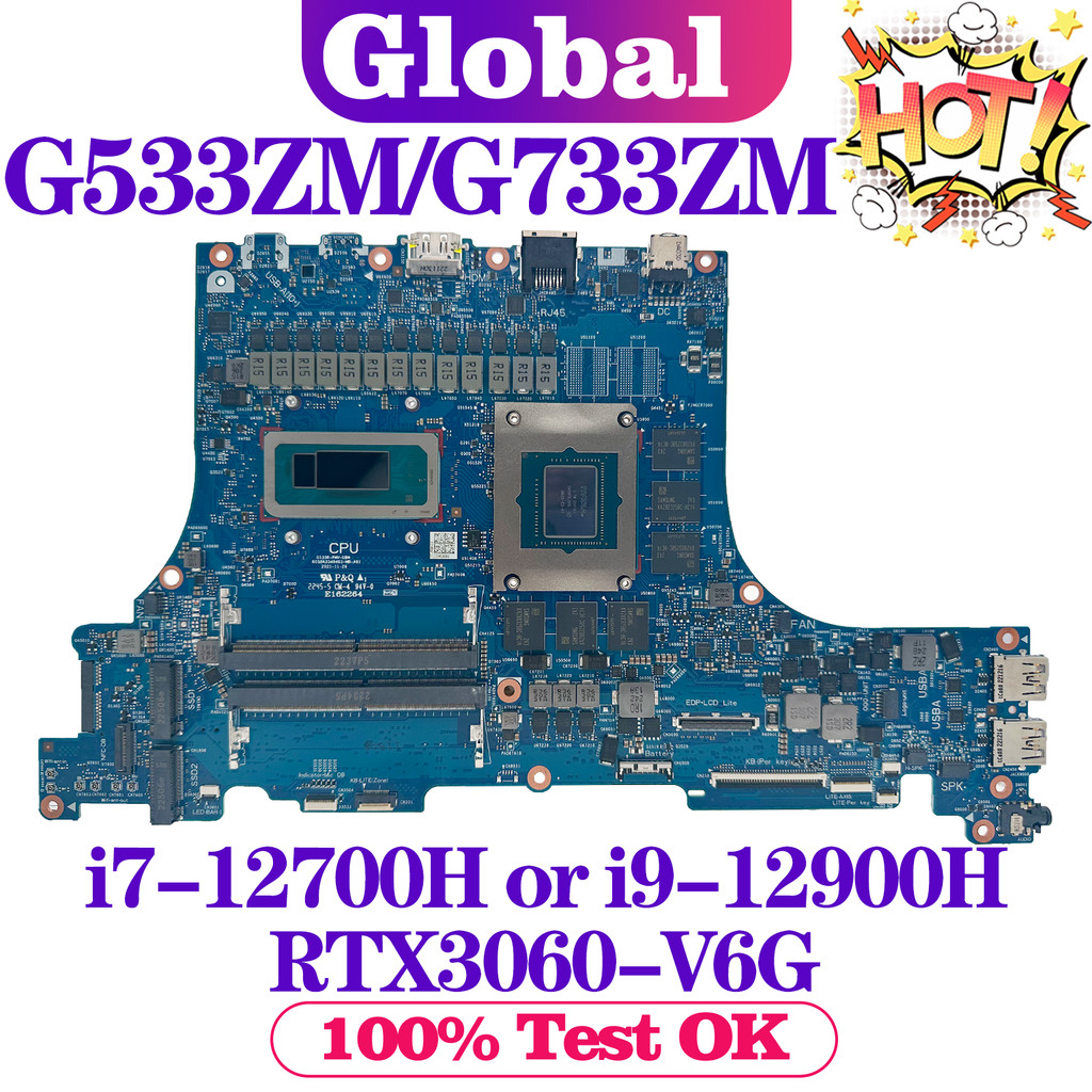 G533R Mainboard G533ZS G533ZX G533ZM G533ZW G733ZS G733ZX G733ZM G733ZW G533Z G733Z Motherboard For