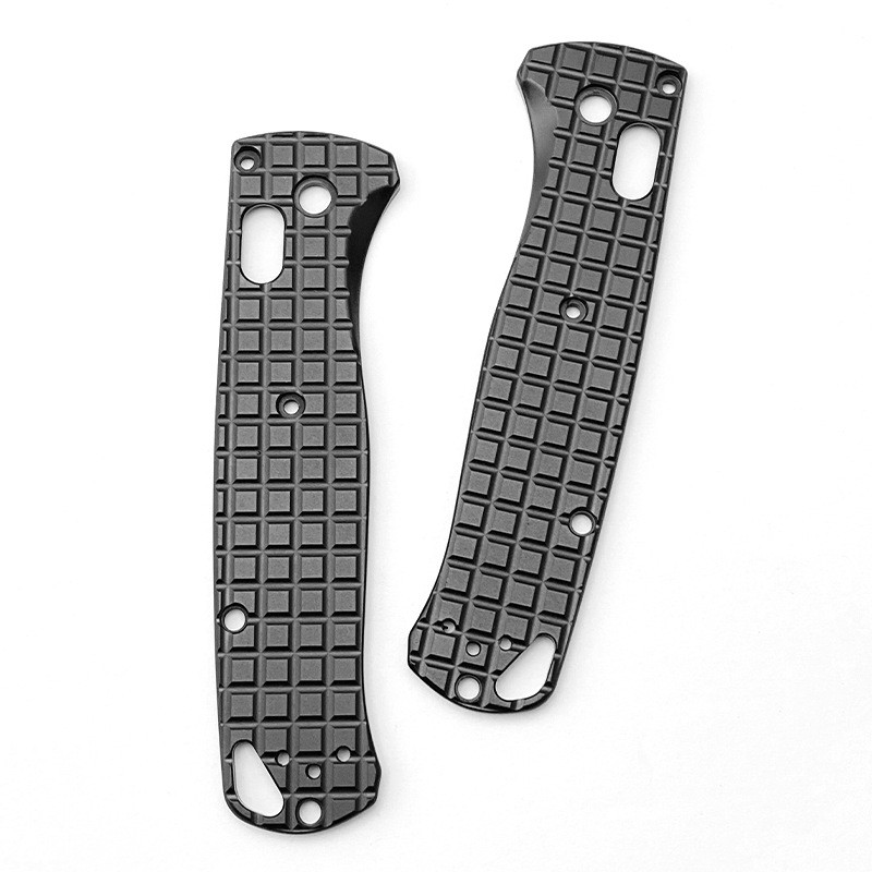 High Quality Grenade Texture Handle Scales Aluminum Alloy Material for BM 535 Bugout Knife DIY