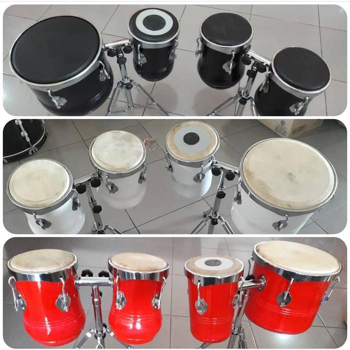 KETIPUNG GENDANG KOPLO TABLA + KEMPUL MINI PLUS STAND