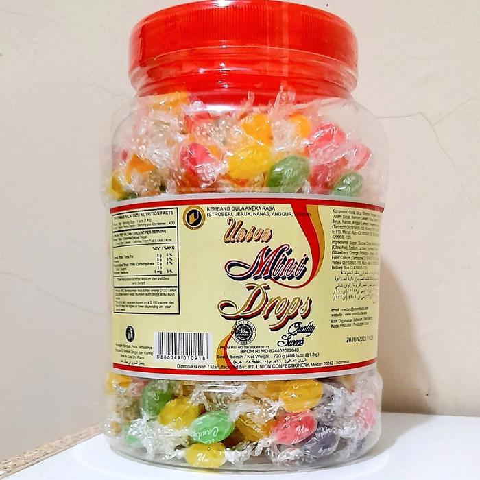 Promo Permen Union Mini Drops Quality Sweet Isi 400 Butir Terlaris