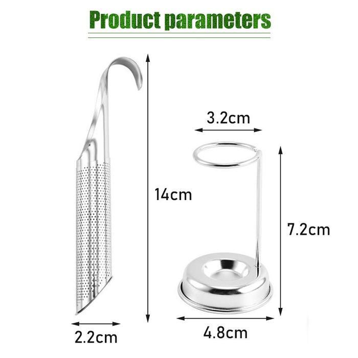 Saringan Teh / Kopi Stainless Steel Penyaring Teh / Kopi Stainless Tea Infuser Tube / Saringan Teh