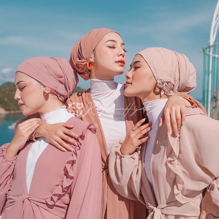 Promo Koyu Hijab Turban Instant / Pasmina Instant Turban Koyu Terlaris