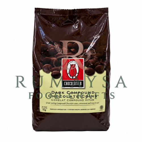Tulip Coklat Koin 2.5Kg Compound Chocolate untuk Cake Donat dan Bakery