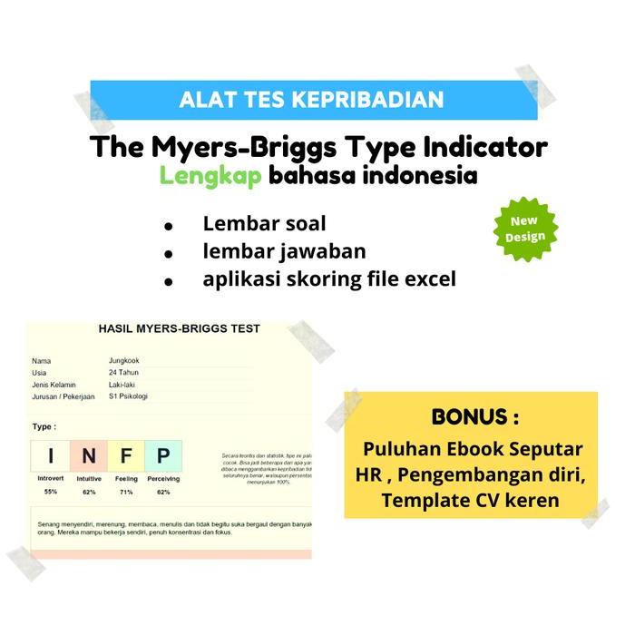 SOFTWARE PSIKOTES MBTI