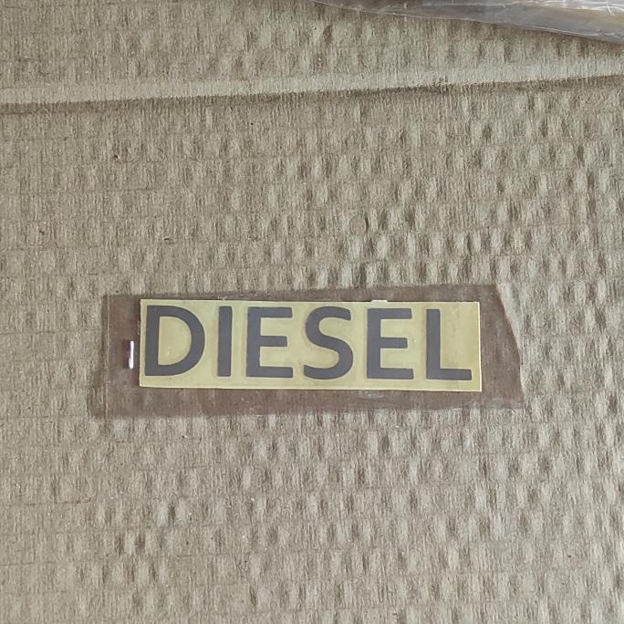 Stiker Diesel tutup tangki solar Daihatsu Taft Gt