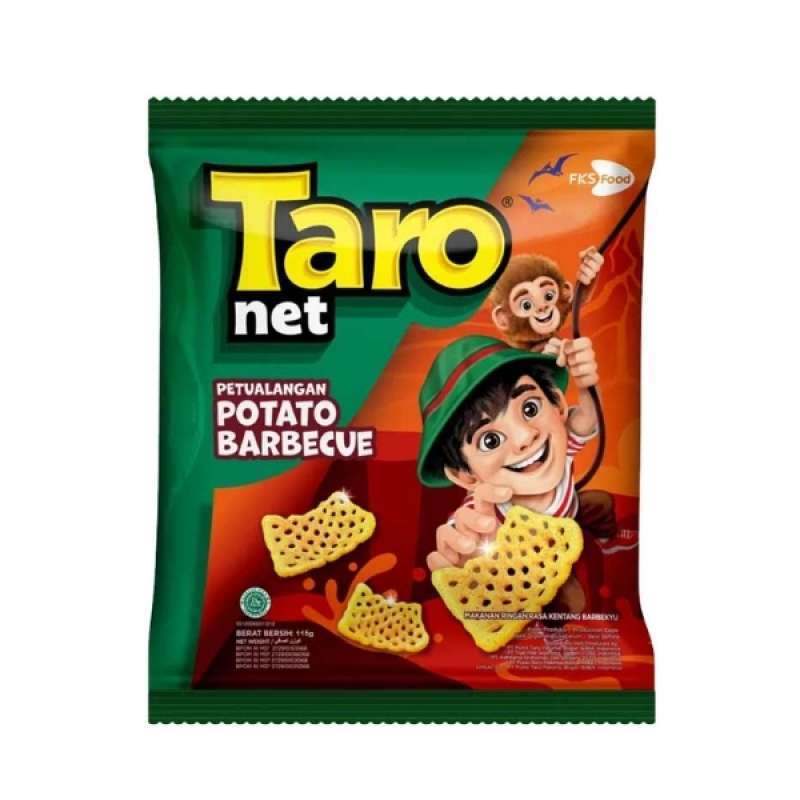 taro snack net jumbo barbeque 115 gram
