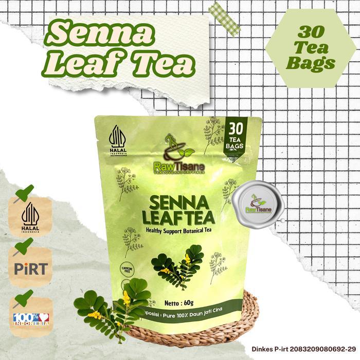 SENNA LEAF TEA : SENNA ALEXAN DRINA / DAUN JATI CINA ISI 30 TEA BAG
