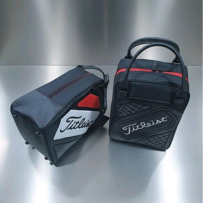 tas sepatu golf fj tulisan bordir