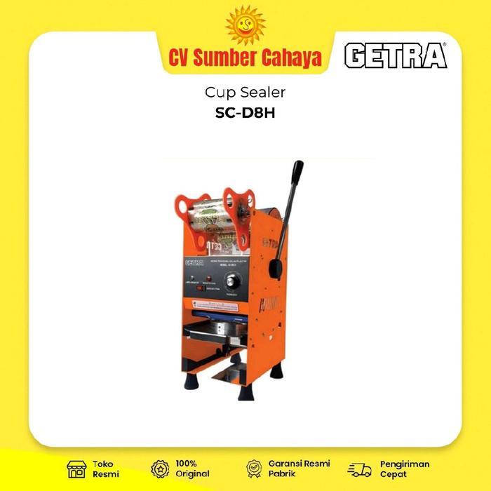 GETRA Manual Cup Sealer Penyegel Cup Plastik Minuman Alat Press Minuman SC-D8H