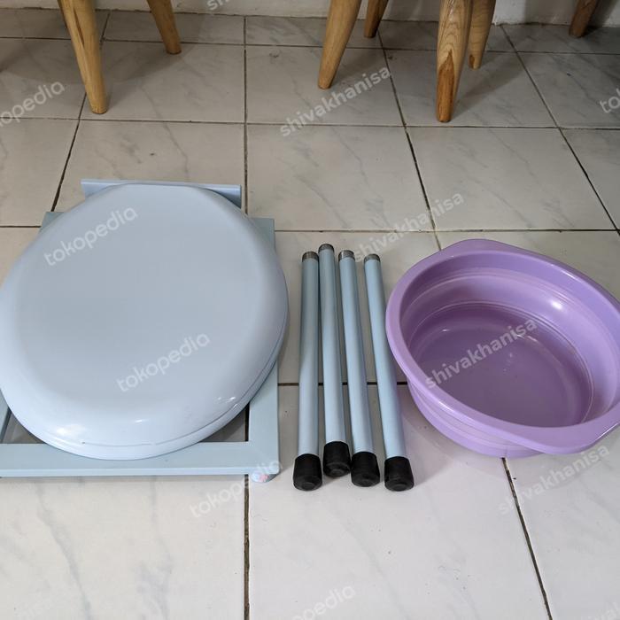 Besi Kursi Toilet Kloset Closet Wc Duduk Jongkok Portable Berkualitas