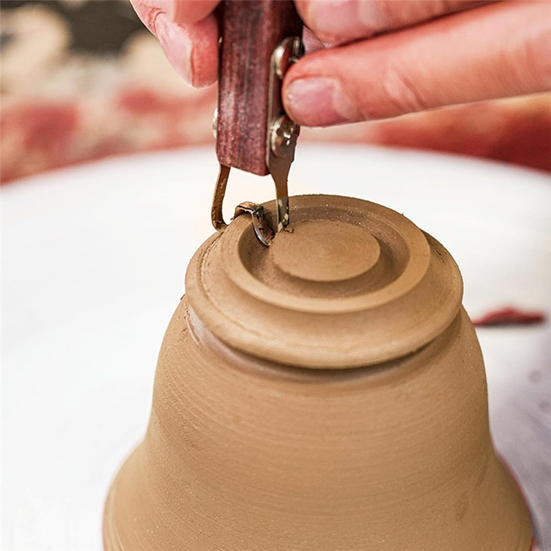 HGFLE-Pottery Foot Shaper, Crafts Model Making Pottery Trimming Sculpting Tool DIY Sculpting Pottery