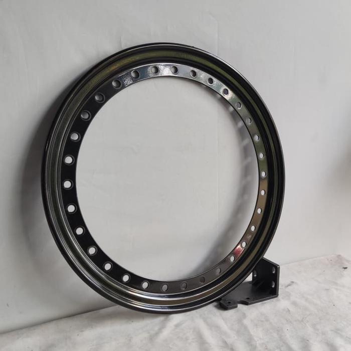 Ring Velg Beadlock Besi Ring 16 Hitam ( Ring Pelak Steel R 16 Hitam ) ( Ring Beadlock 16 Black )