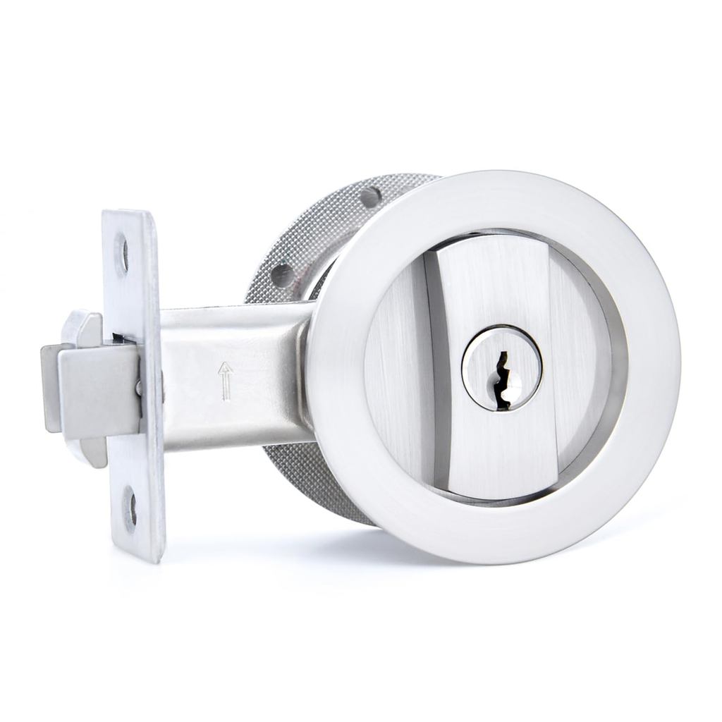 Wooden Door Embedded Sliding Sliding Door Lock Pocket Door Lock With Key Entrance Barn Door Lock
