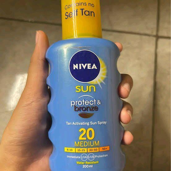 NIVEA Sun Protect & Bronze Tan Activating Sun Spray Sunblock Sunscreen