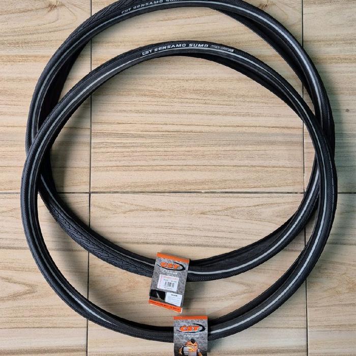 Alinja - Ban Luar Cst Sensamo Sumo 700 X 35C Nylon Wire China New Terbaru 