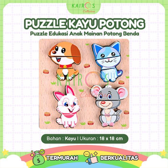 Puzzle Potong / Puzzle Kayu - binatang