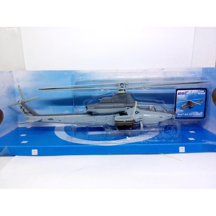 Diecast Miniatur Pesawat Helicopter Bell Ah-1Z Cobra Skypilot Newray