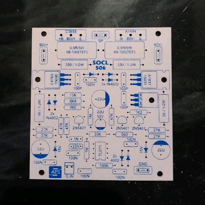 PCB Power Amplifier SOCL 506 TEF Type SH 985