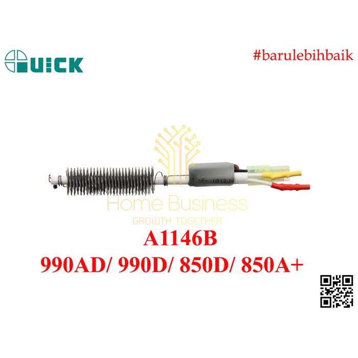 Elemen Pemanas Quick A1146B 220V Blower Solder Uap Hot Air Gun Rework Station 850A+ 850D 990Ad