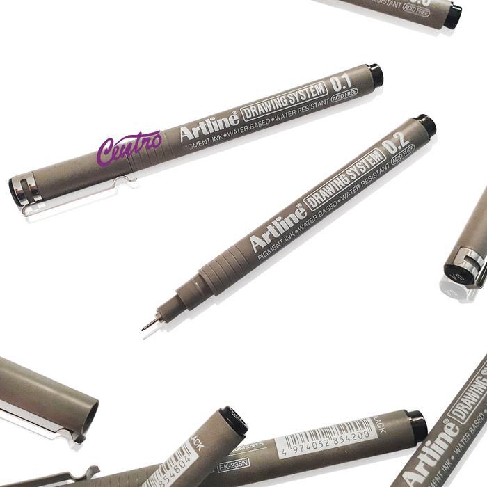 ARTLINE DRAWING SYSTEM / PEN GAMBAR / DRAWING PEN - 0.2
