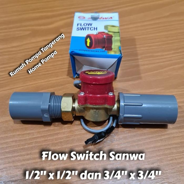 FLOW SWITCH SANWA OTOMATIS POMPA PENDORONG