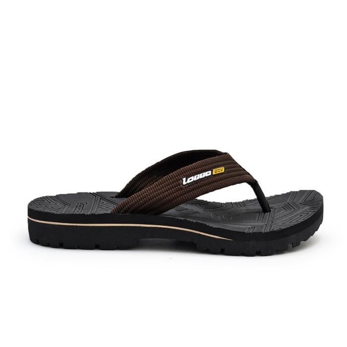 Loggo - Sandal Borneo Series - Sandal Japit Gunung Pria Size 38-43 Black