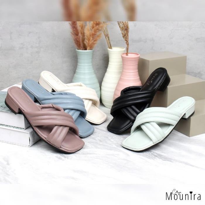 CLOUDY Sendal Heels Wanita By Ceisya Mounira