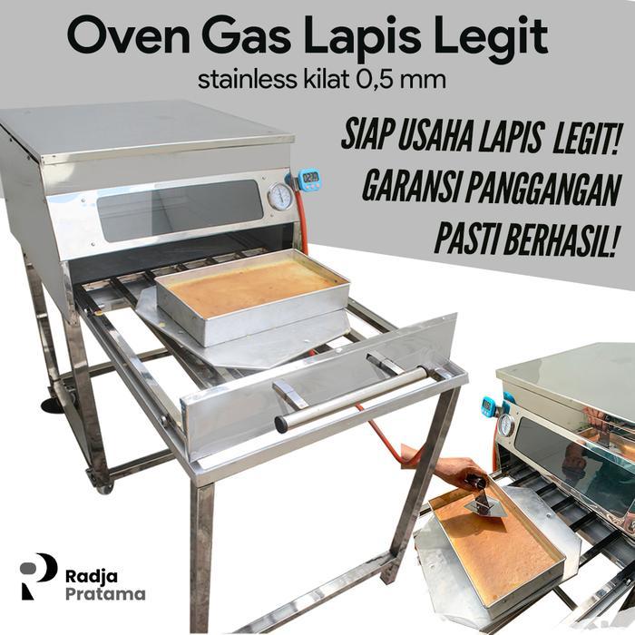 Oven Lapis Legit Gas MURAH BERKUALITAS Bonus Loyang dan Alat Poles - Kecil