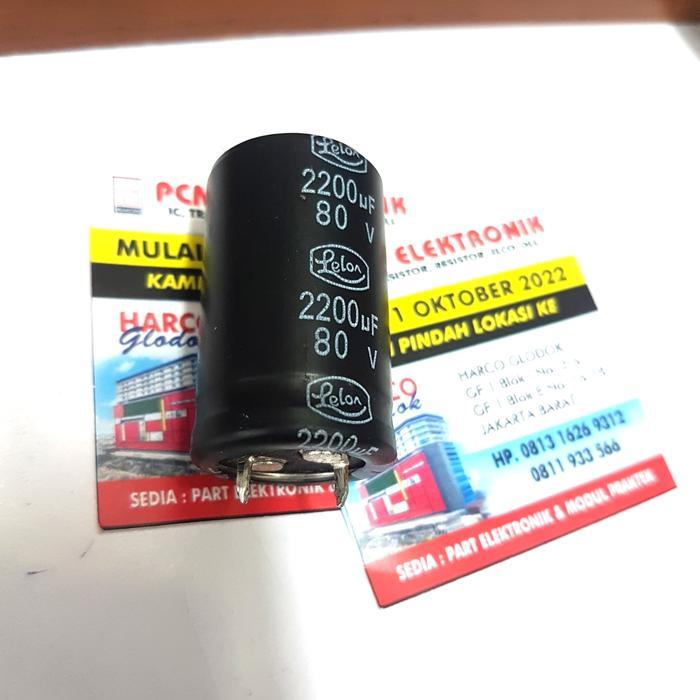 Elco 2200uf 80v 2200 uf 80 v Terbaru