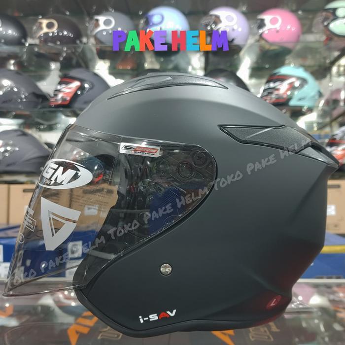 Helm Gm King Fighter Ultra Hitam Doff Original